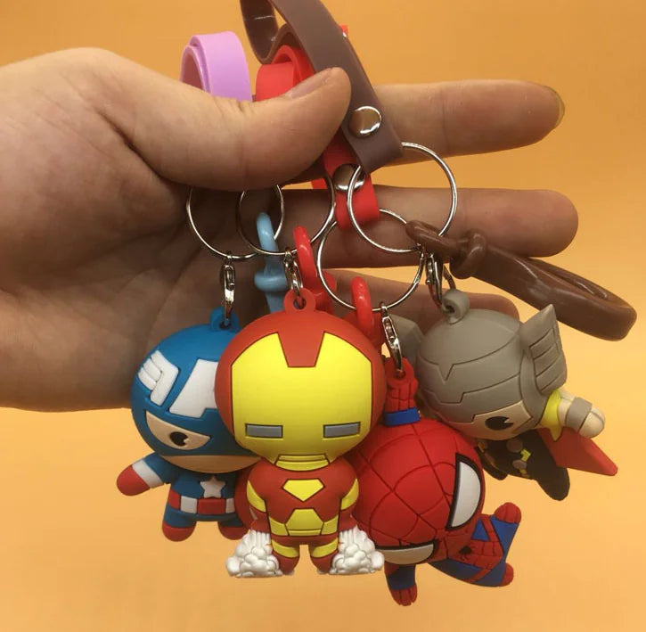 HeroVerse™ Resin Keychains — Comic-Inspired Collectible Set