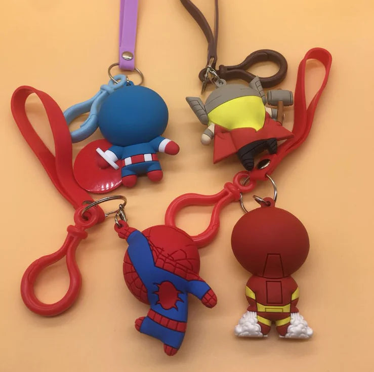 HeroVerse™ Resin Keychains — Comic-Inspired Collectible Set