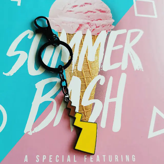 VoltTail™ Keychain — Lightning-Inspired Metal Charm