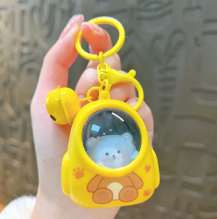 StarliteBear™ Keychain Figurines — Modern Art Plush-Inspired Collectibles